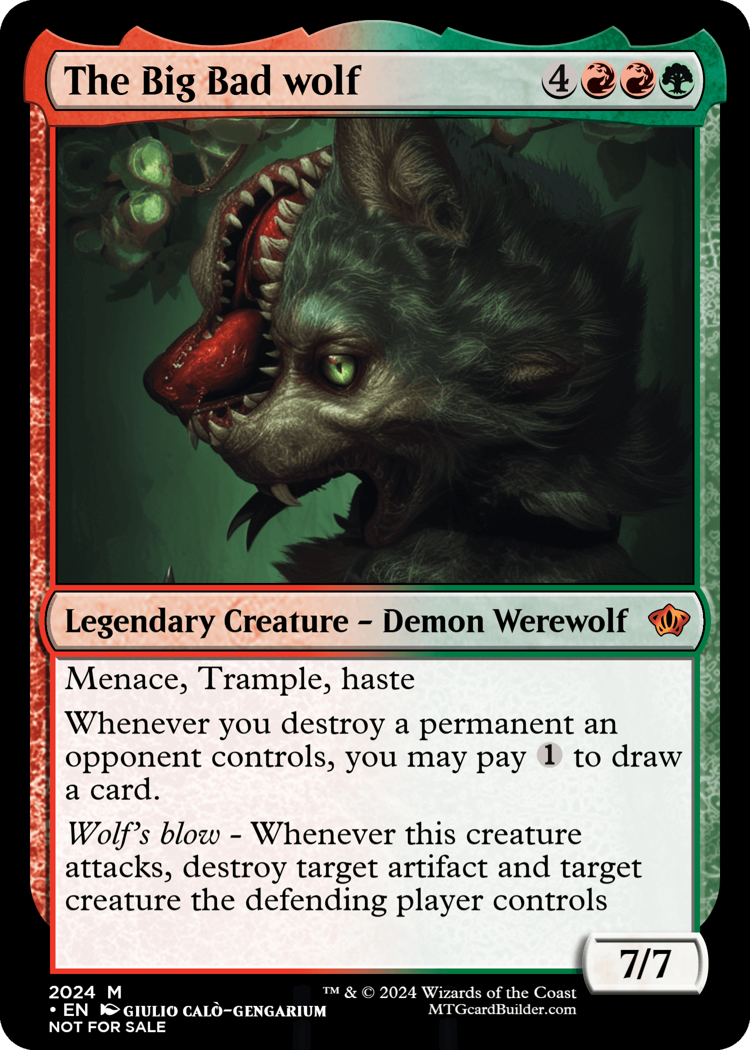 Magic: The Gathering Customs card 7