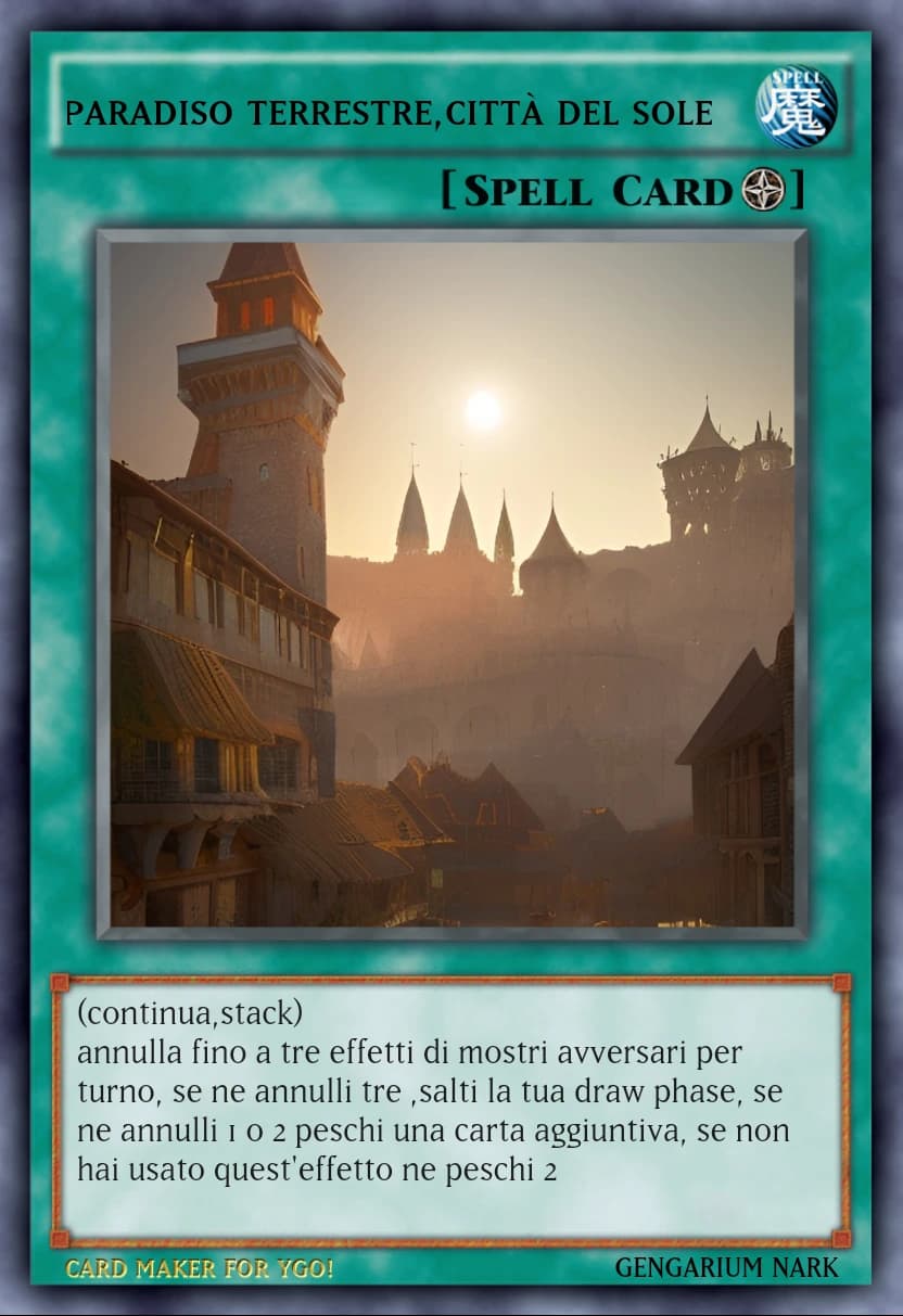 Yu-Gi-Oh Customs card 0