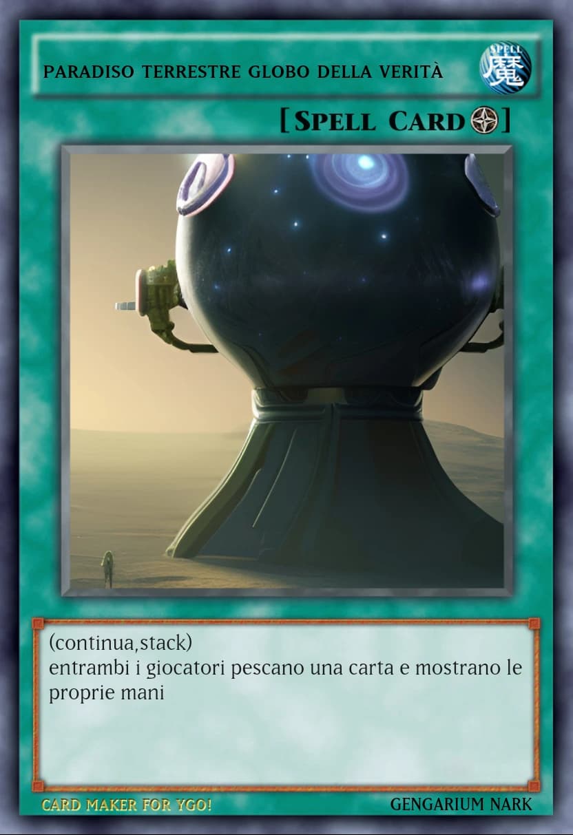 Yu-Gi-Oh Customs card 1